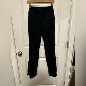 Linen Style Black Pants